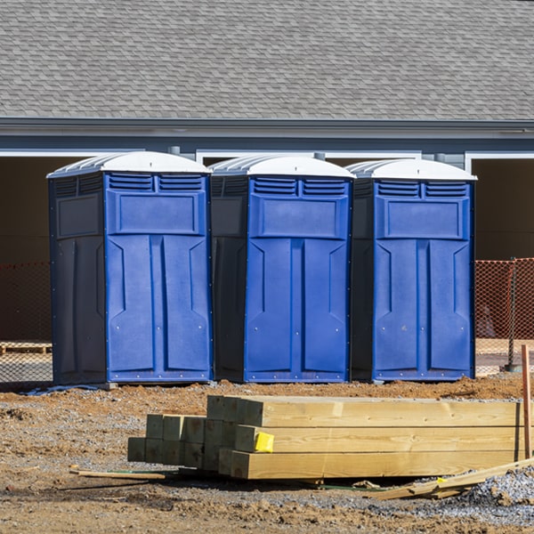 what is the expected delivery and pickup timeframe for the porta potties in West Milton Ohio